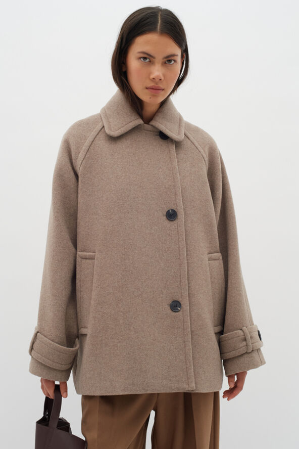 InWear ThoraIW Minona Coat Sandy grey melange
