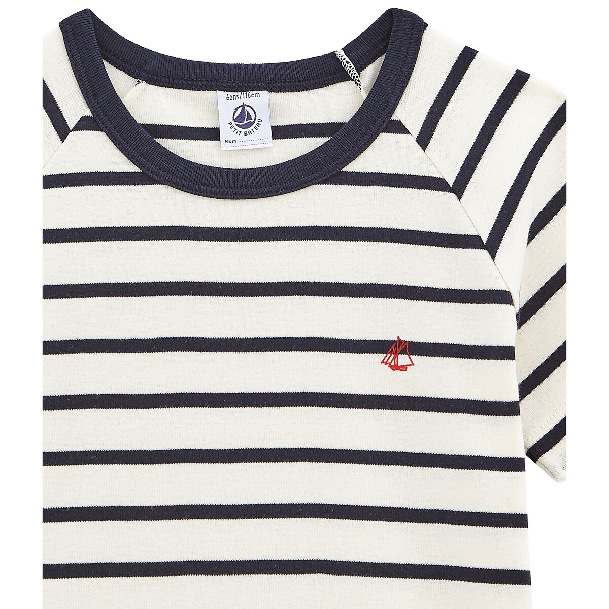 PETIT BATEAU<br>Shorts de pijama listrado 3-12 anos