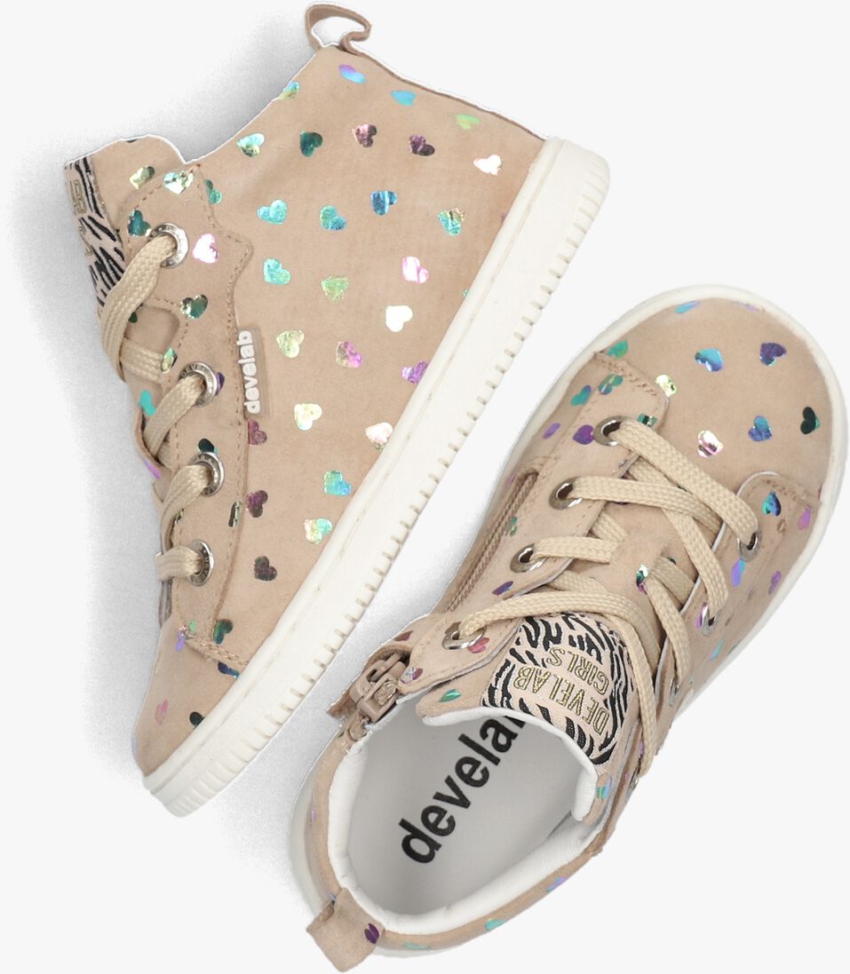DEVELAB beige develab hoge sneaker 44324