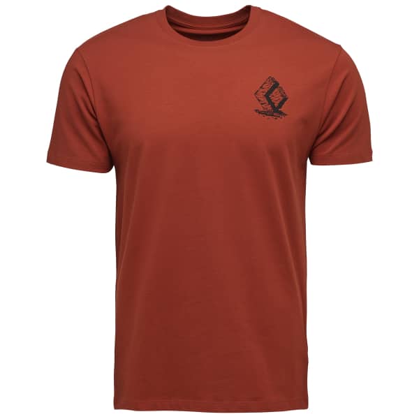T-shirt escalade BLACK DIAMOND BOULDER SS TEE BURNT SIENNA