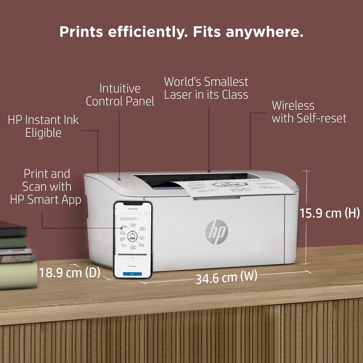 HP LaserJet M110w WiFi monolaserprinter