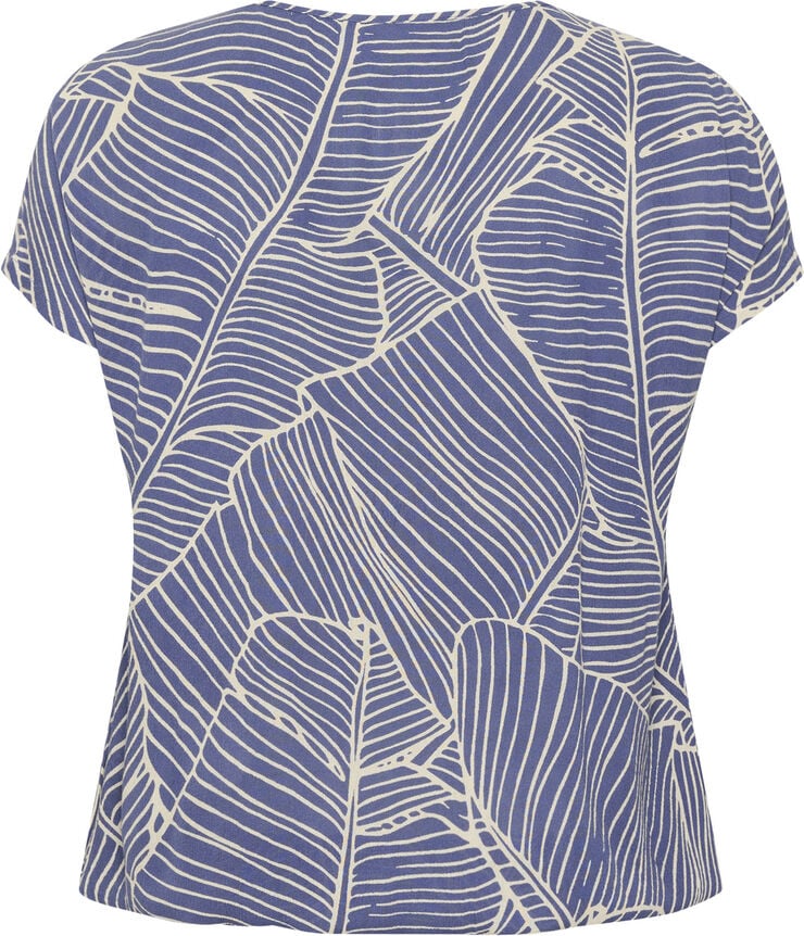 Kaffe Curve KCami Stanley Printed Indigo blue/turtledove leaf