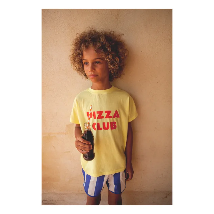 Marlot Paris T-shirt Augusto Pizza Club | Jaune citron