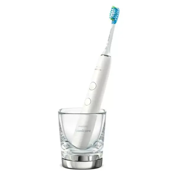 Escova de dentes elétrica Philips Sonicare DiamondClean 9000 branca HX9911/27