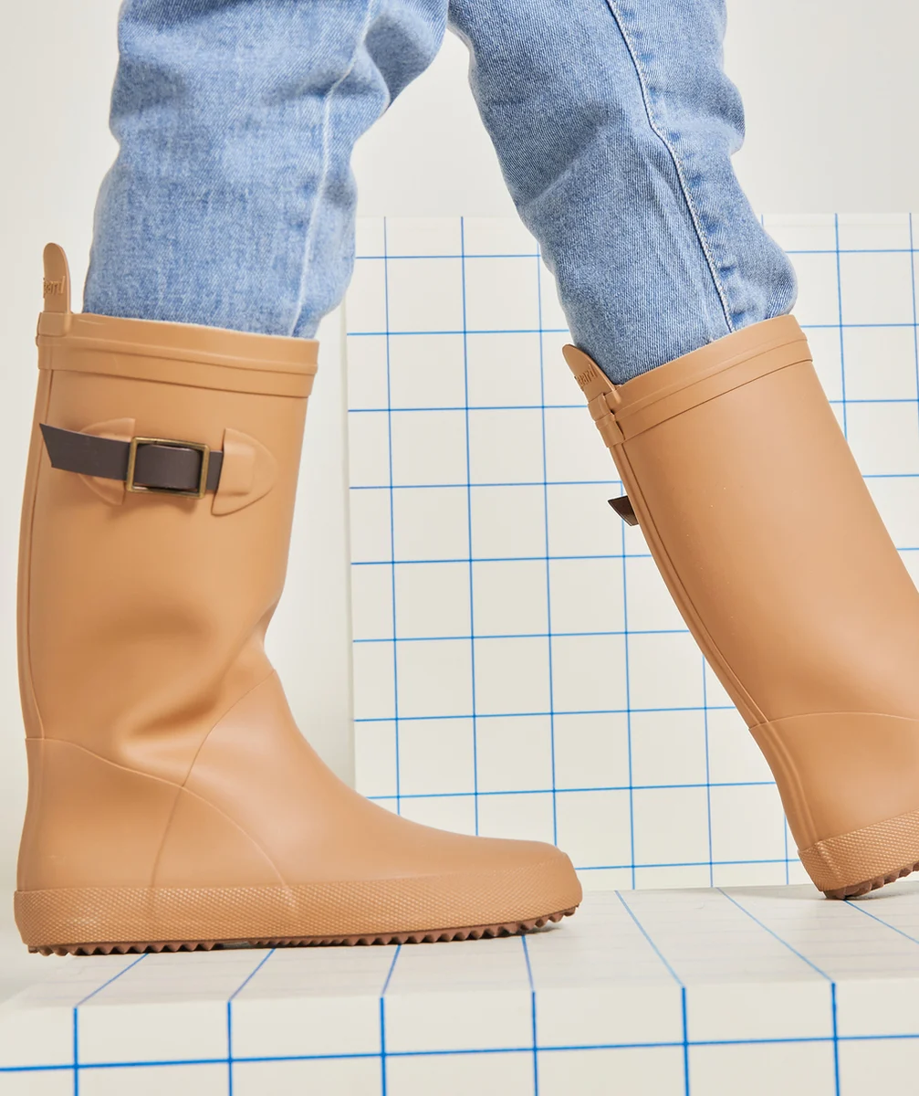 BISGAARDBOTTES EN CAOUTCHOUC FILLE COULEUR CAMEL
