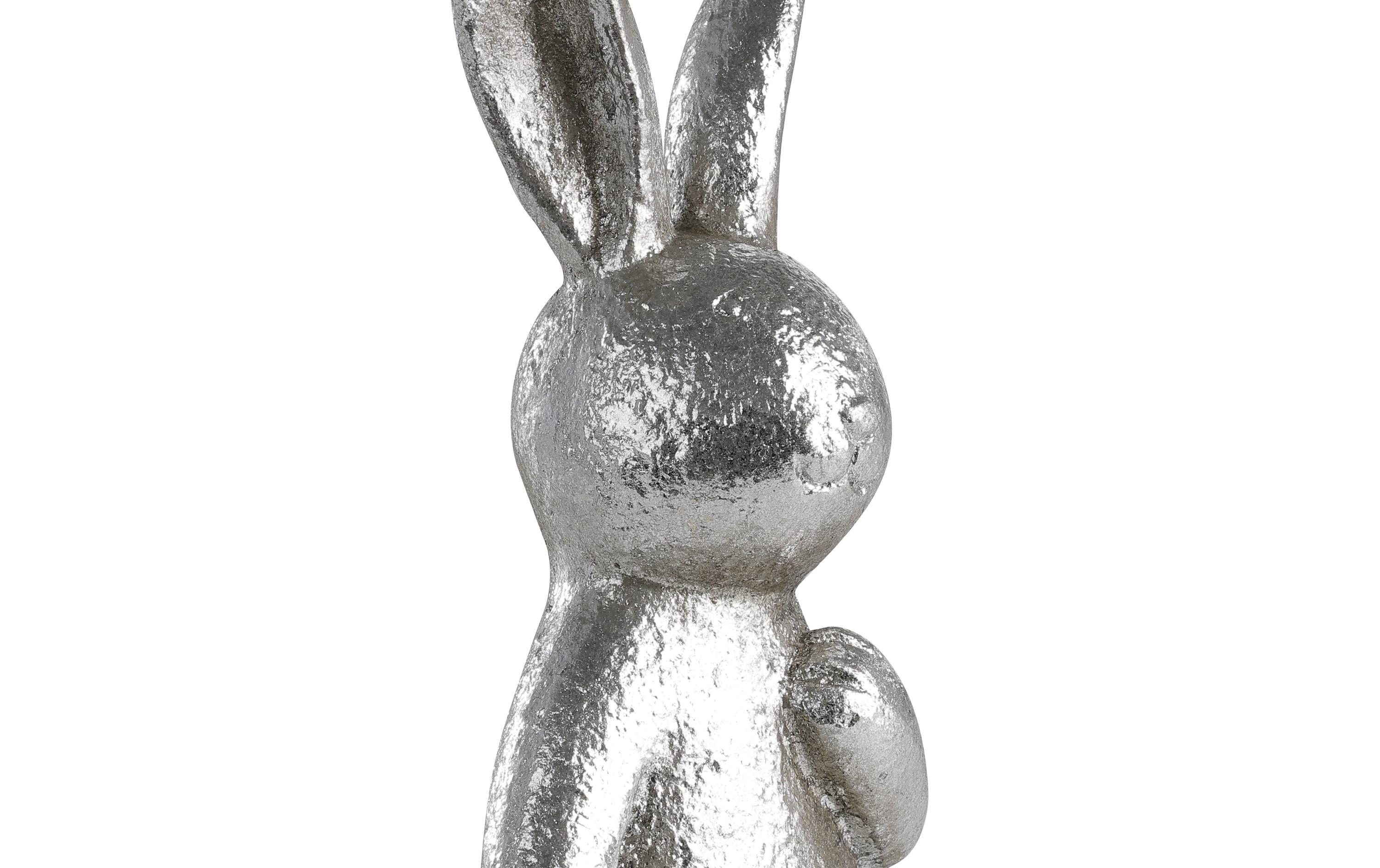 Hase Chilandy 19 cm, SilberHasenfigur