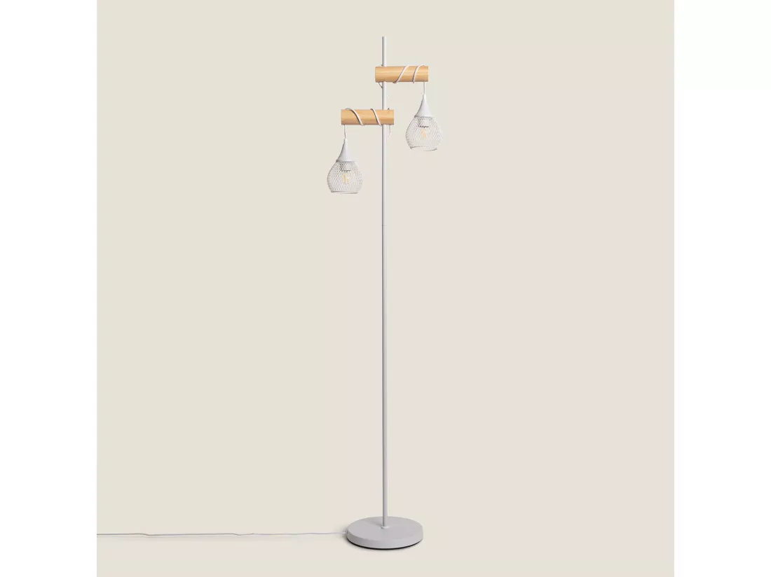 Lampadaire Monah WiFi avec Variateur Blanc