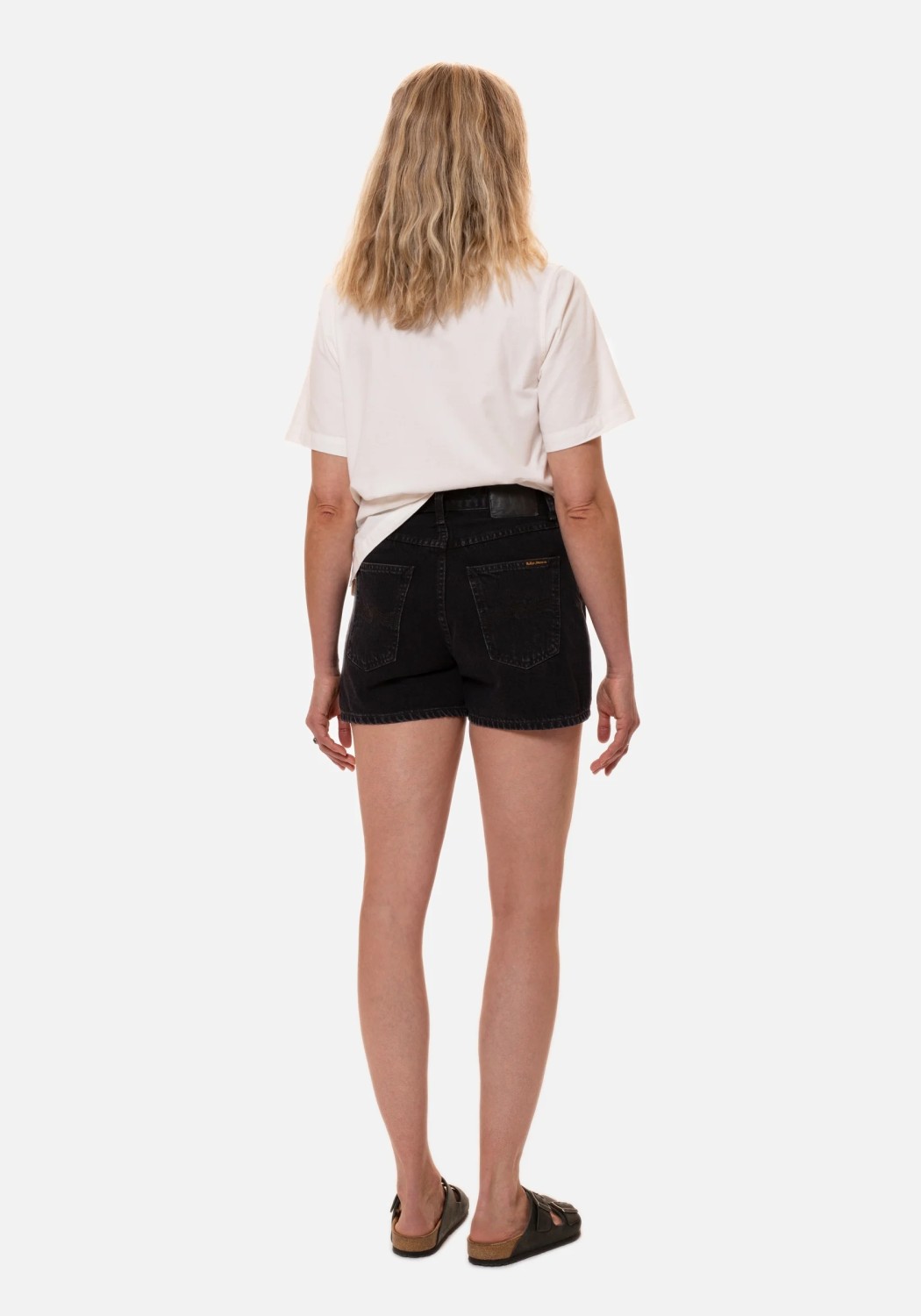 Nudie Jeans Jeans-Shorts Maeve Shorts Black Sun Black