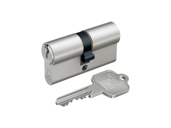 BASI V5200-0000, Europrofilsylinder, Sølv, 3 stykker, 1 stykker, 230 g, 1,5 cm