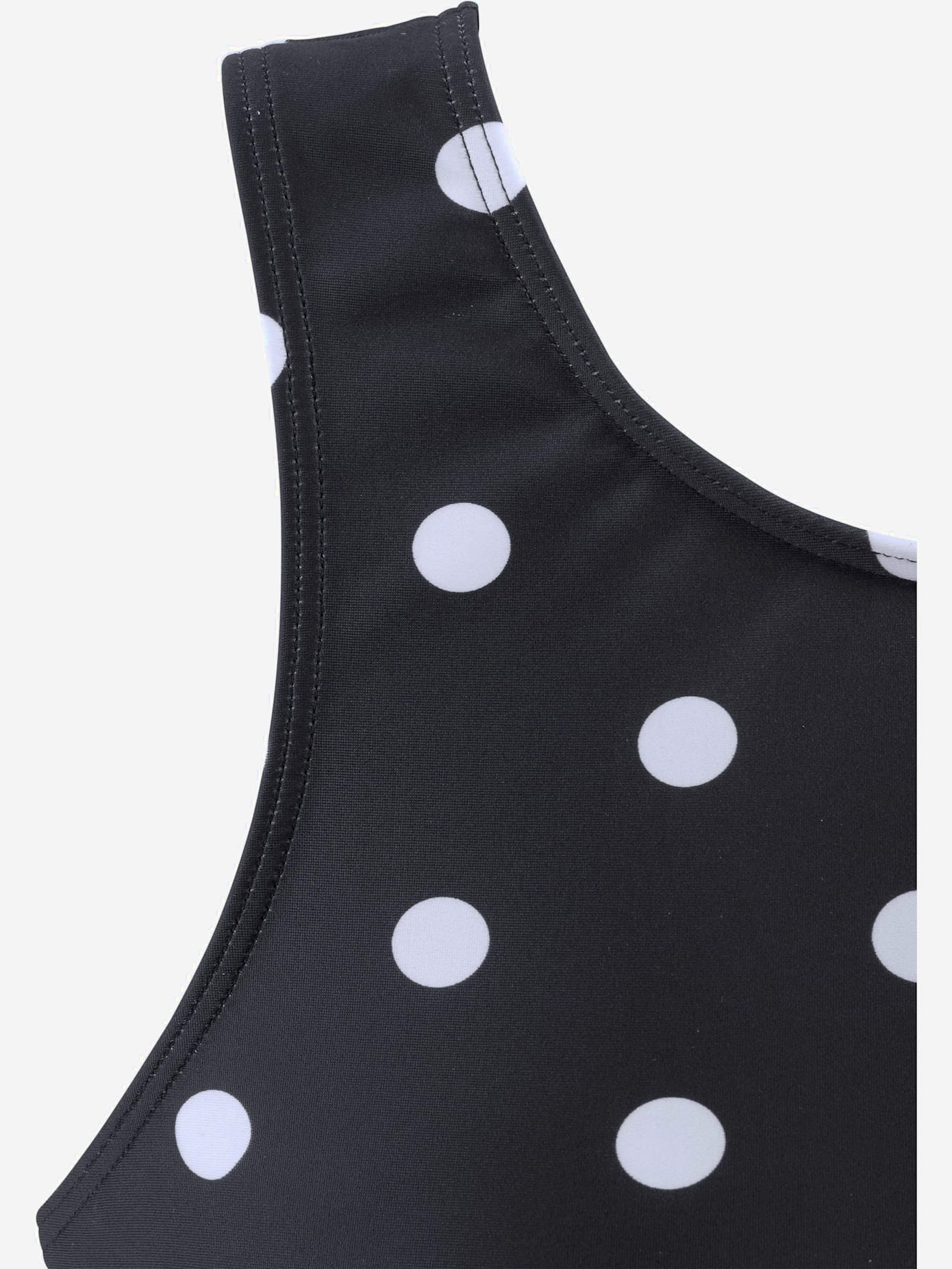 T-shirt pour la baignade imprimé à pois mode