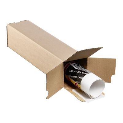 Tube d'expédition carré - 10,5 cm x 10,5 cm x 70 cm - Torraspapel