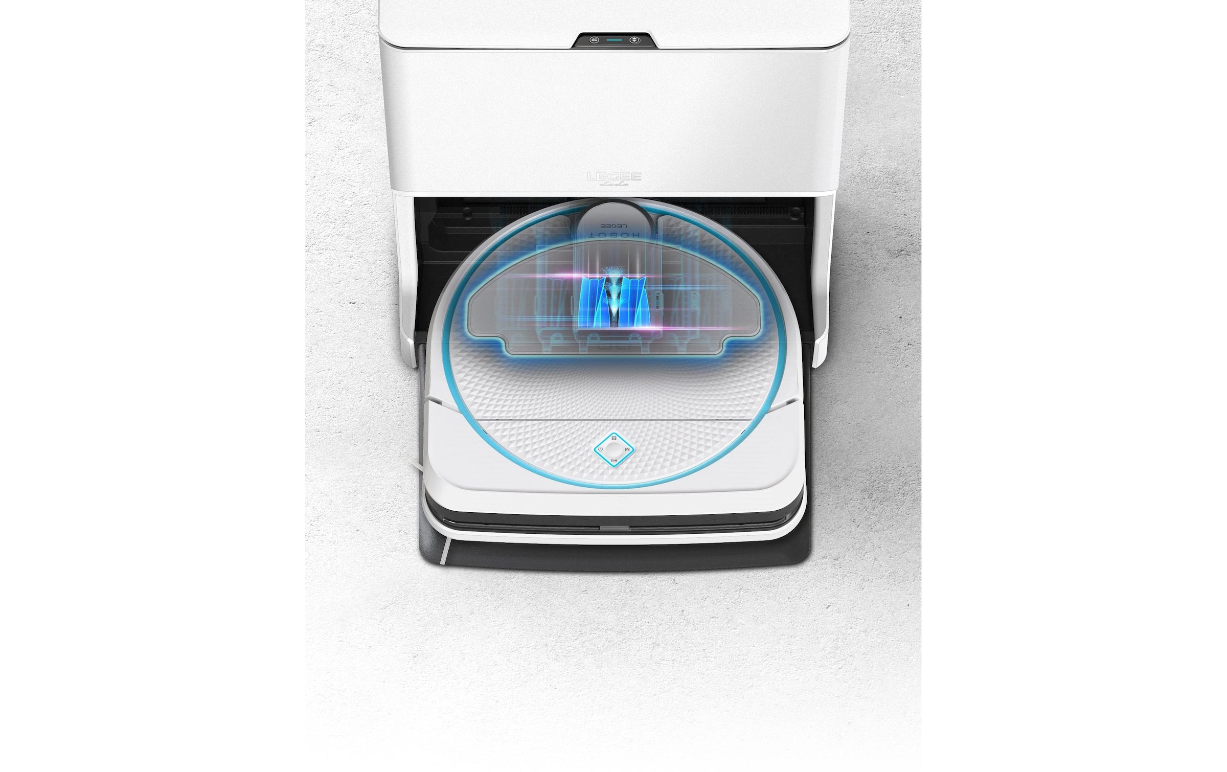 Nass-Trocken-Saugroboter »Hobot Saug- und Legee D8 mit Clean Base«