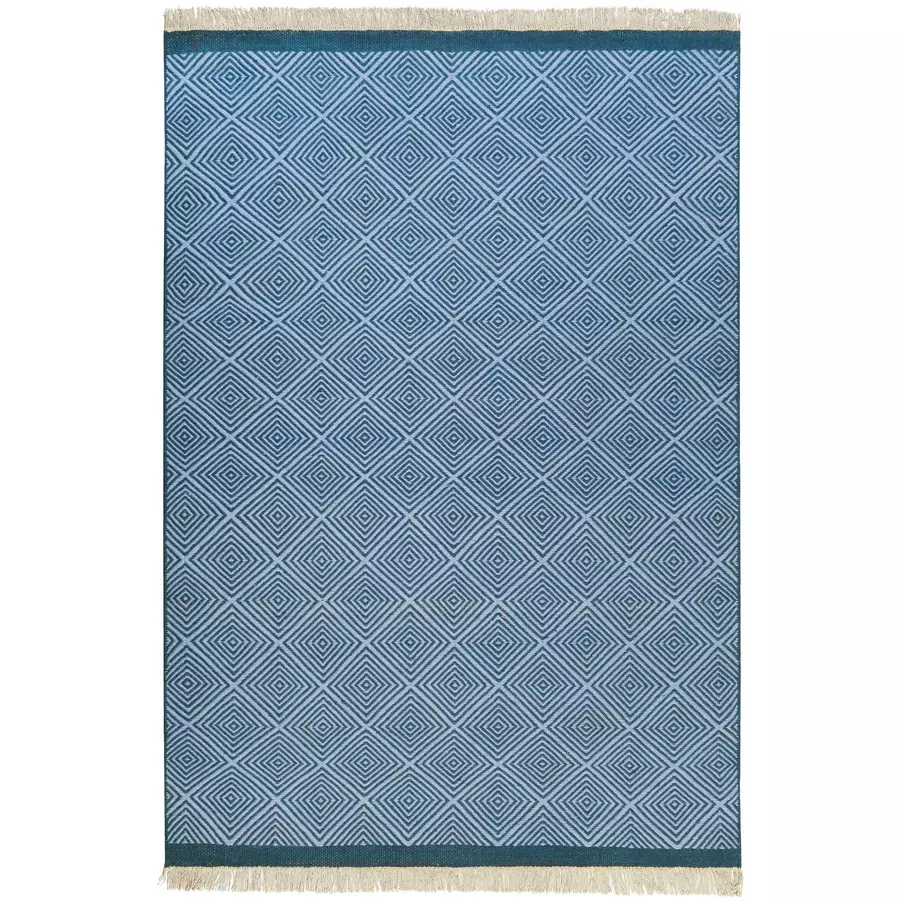 Esprit Handweb-Teppich Cairo blau