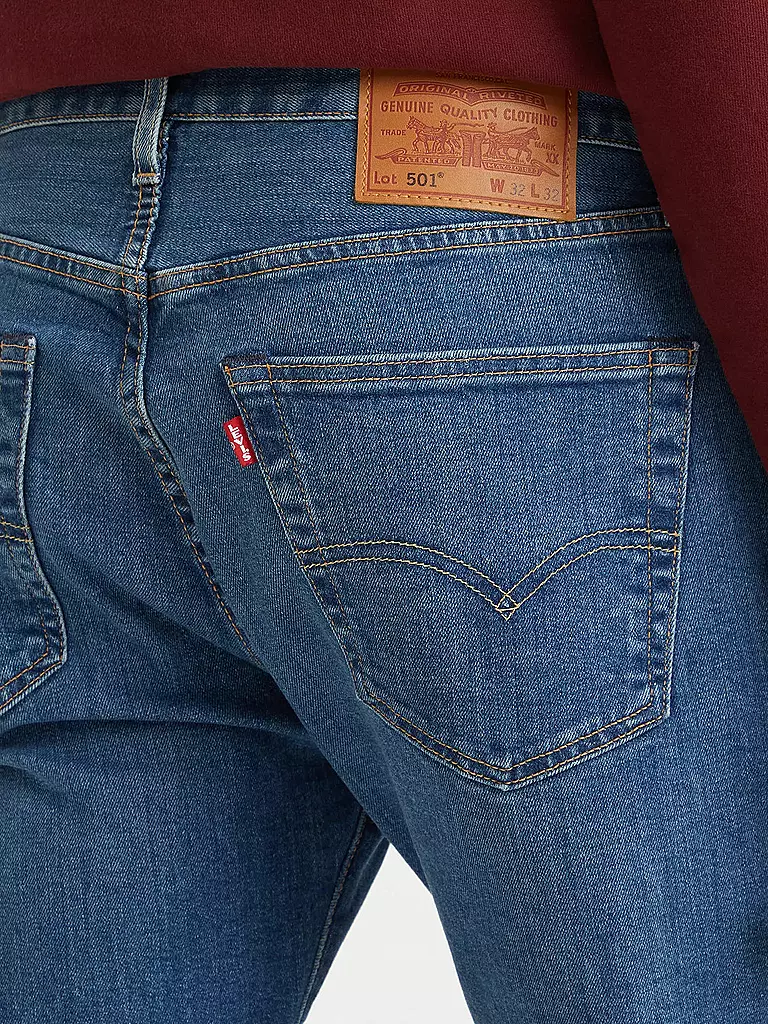 LEVI'S® Jeans Straight Fit 501 blau
