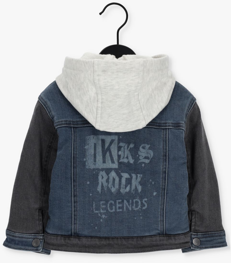 IKKS blauwe ikks spijkerjas blouson reversi