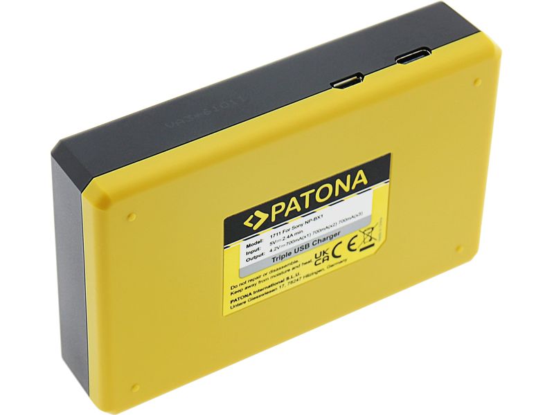 Patona USB Ladegerät für Sony Triple Ladegerät