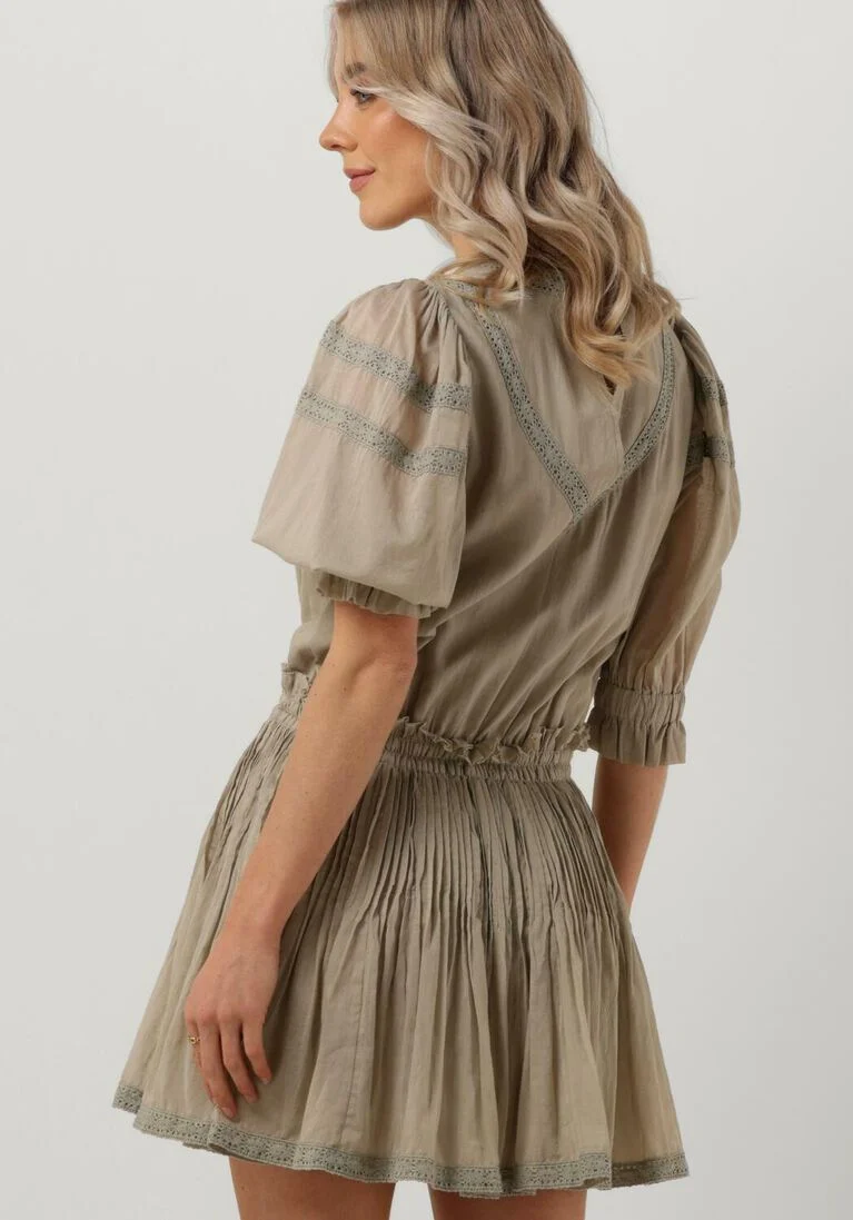 ROUGH STUDIOS khaki rough studios mini jurk 7404021842120
