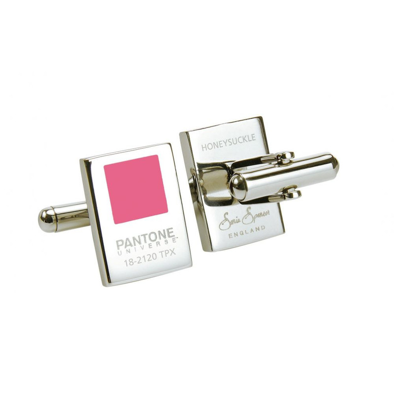 Boutons de manchette, Pantone Honeysuckle