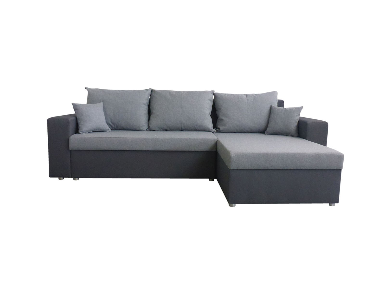 Ecksofa Samba II Stoffbezug Grau ca. 250 x 146 cm