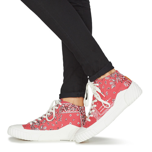 Kenzo - TIGER CREST HIGH TOP SNEAKERS Rosa