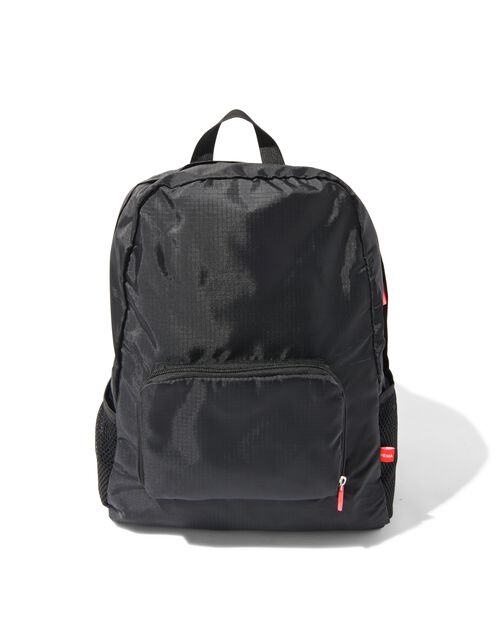 sac à dos pliant 25x15x35 noir