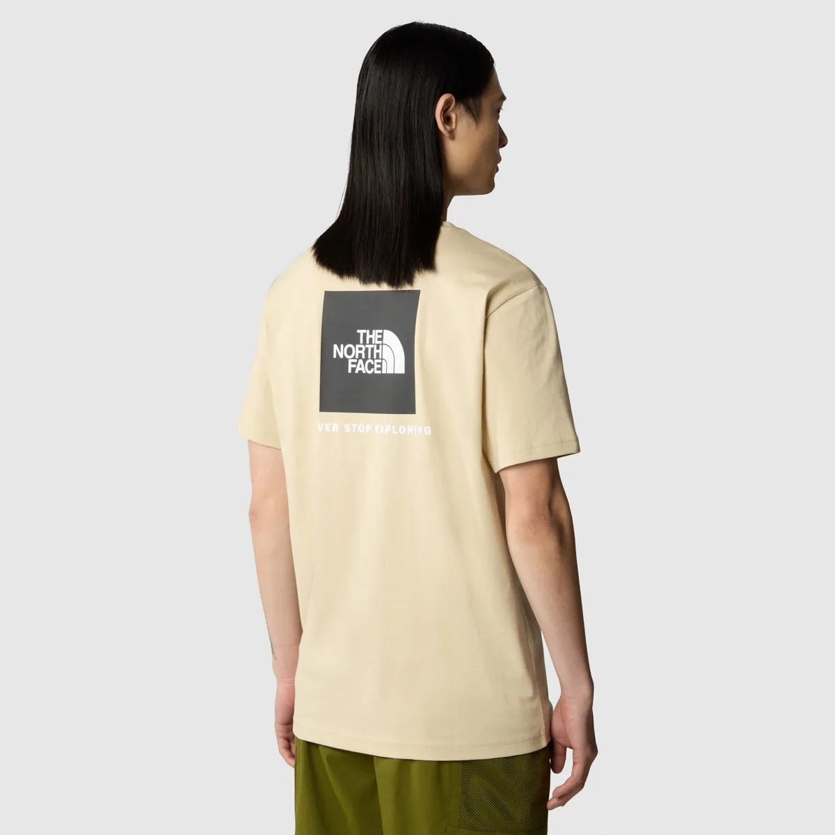 The North Face M S/S Redbox Tee Gravel