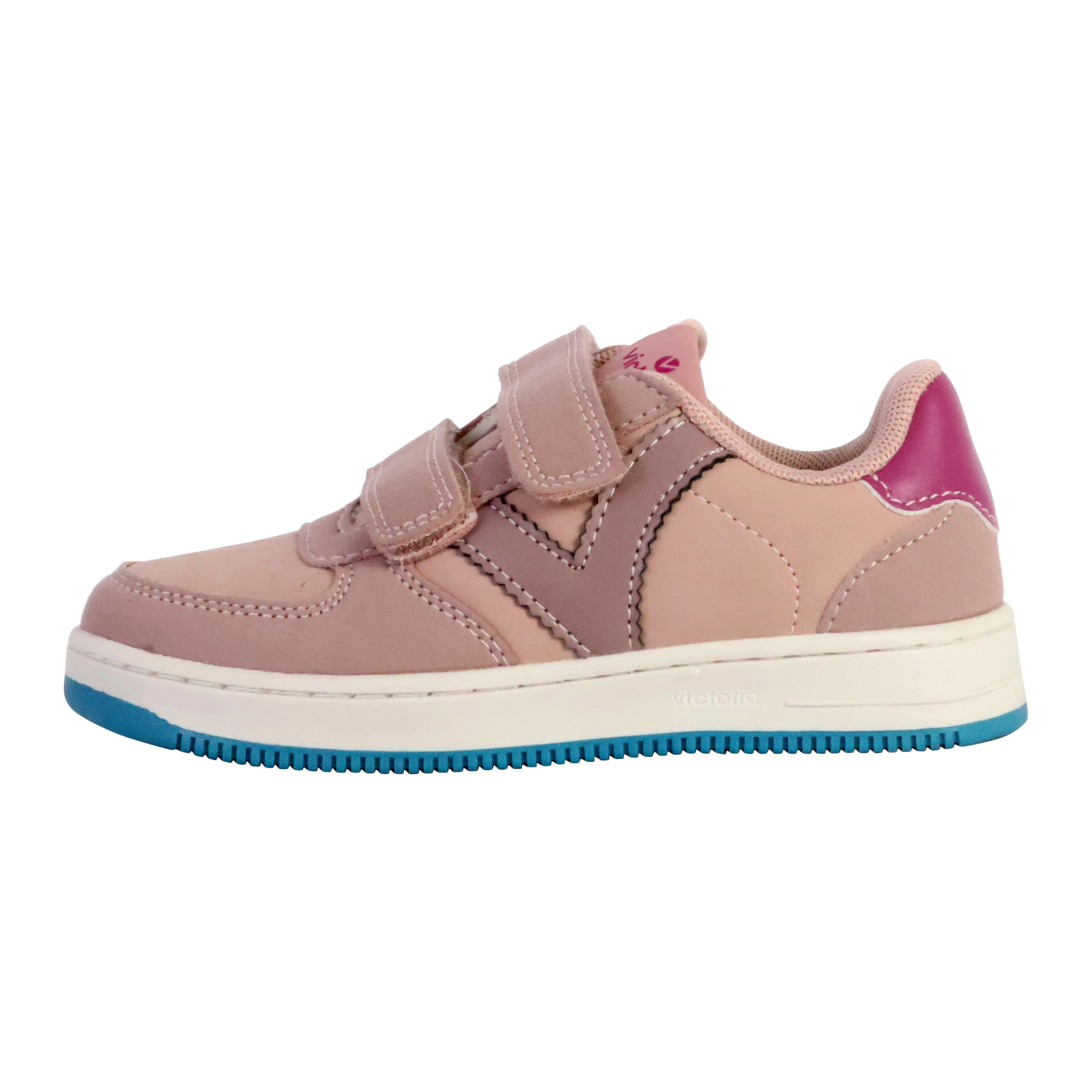Basket basse à scratch enfant | Beige