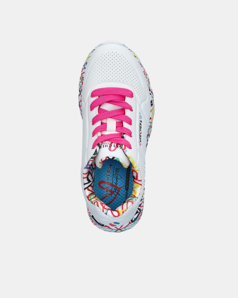 Skechers Uno Lite Lovely Luv Lage sneakers  - wit
