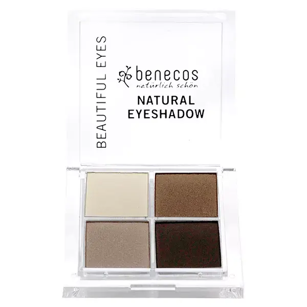 Benecos Fard à Paupières 4 Couleurs Coffee & Cream