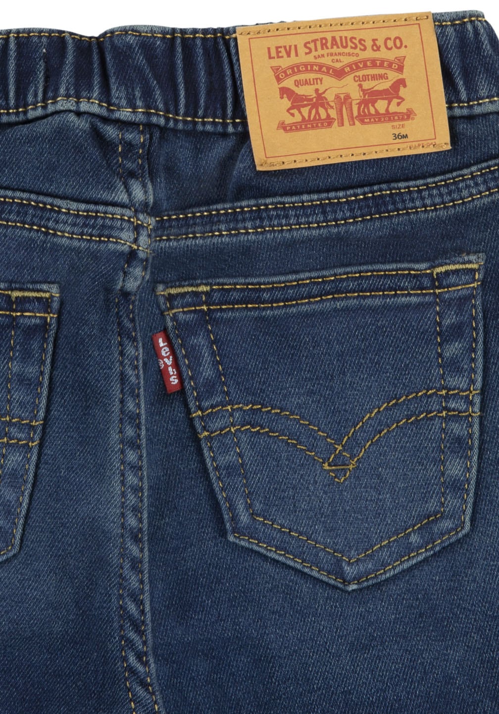 Levi's® Kids Schlupfjeans »LVB SKINNY DOBBY PULL ON PANTS« for Baby BOYS