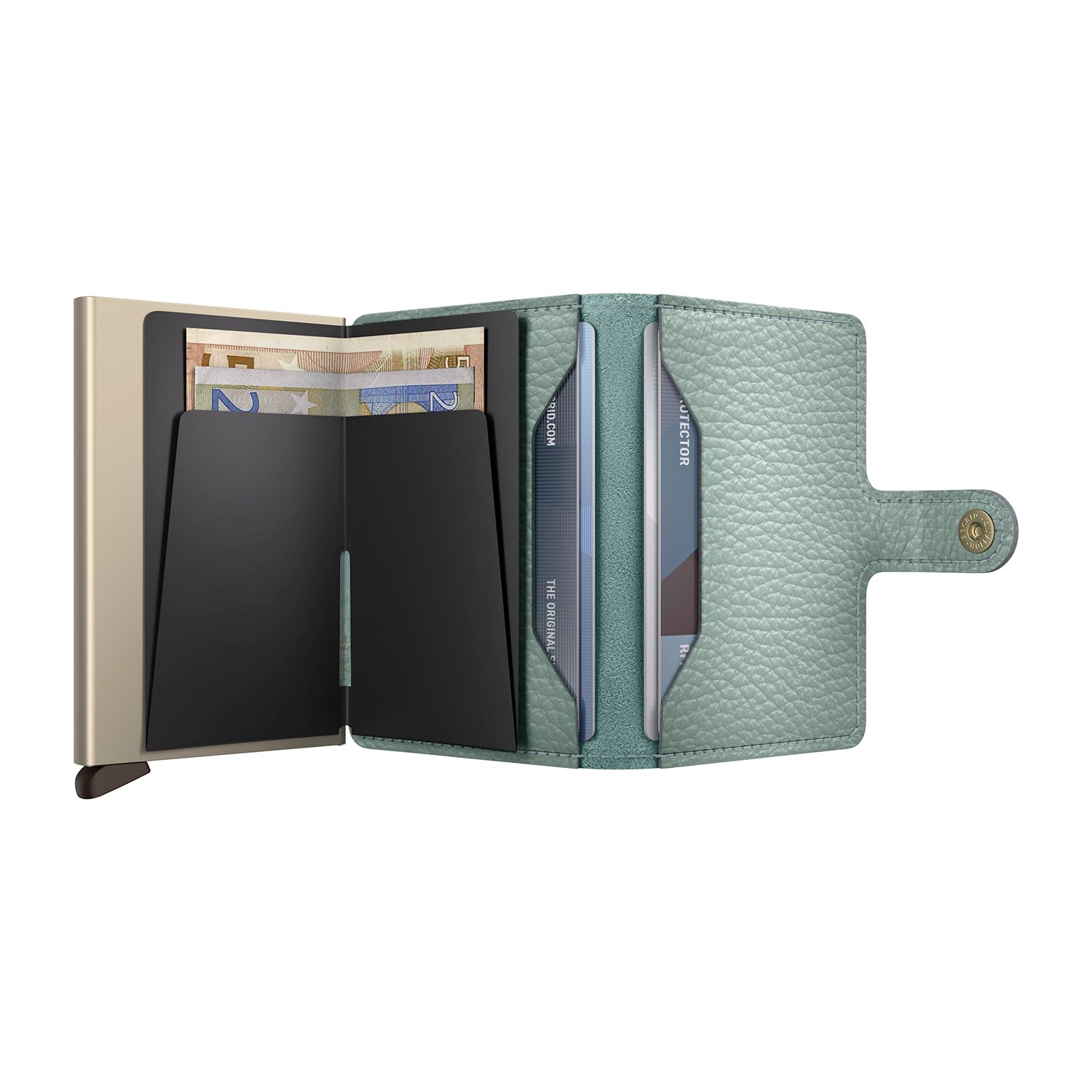 Secrid Miniwallet Pebble sea green