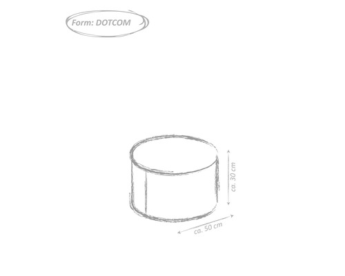 Kruk Sitting Point Dotcom Scuba ca. 60 liter rood 50x30 cm