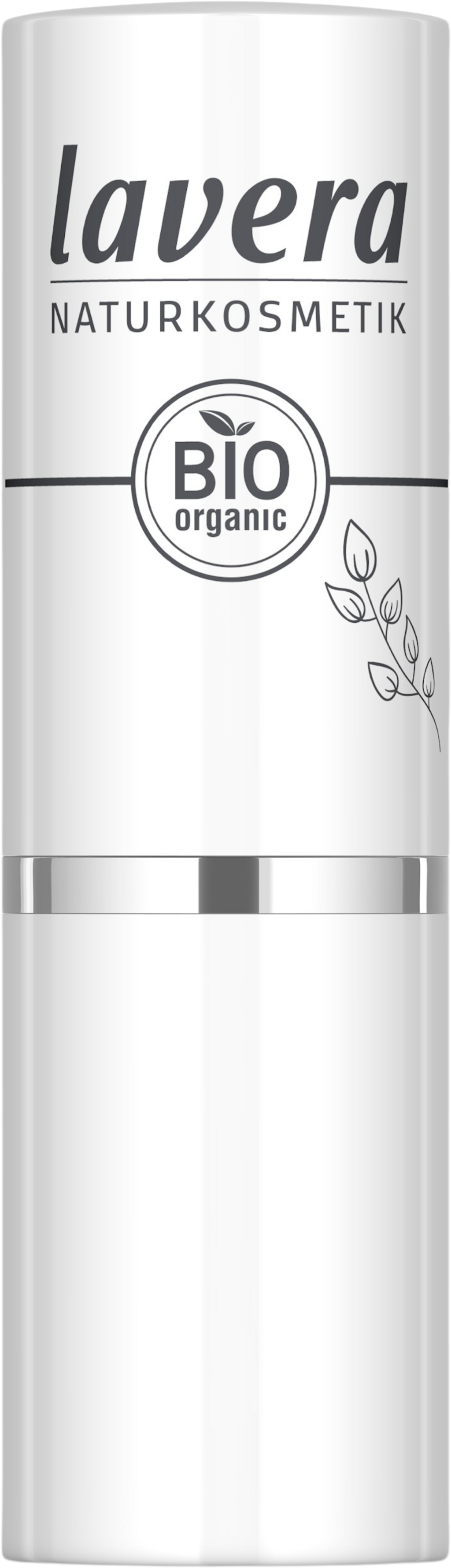 lavera  Cream Glow Lipstick, Peony 03 (vegan)