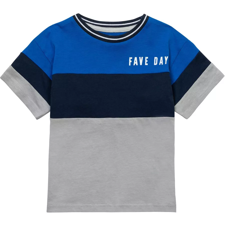 MINOTI T-Shirt und Shorts im Set BlauGrau