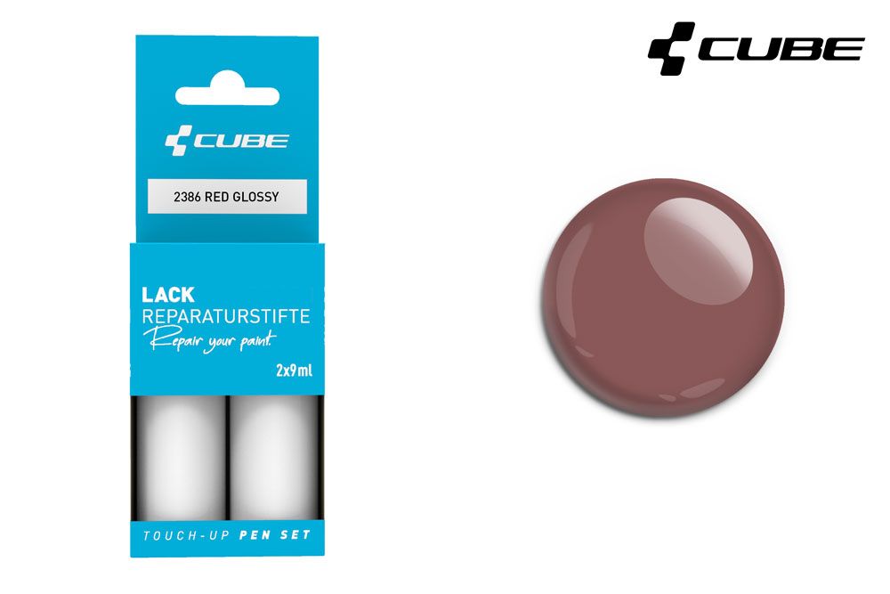 Cube Lackreparaturstift Set RED glossy kaufen | Bike-Discount