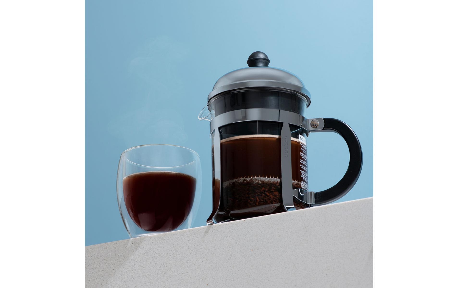 Kaffeebereiter Chambord Verchromt, Schwarz, 0.5 lFrench Press, 4 Tassen