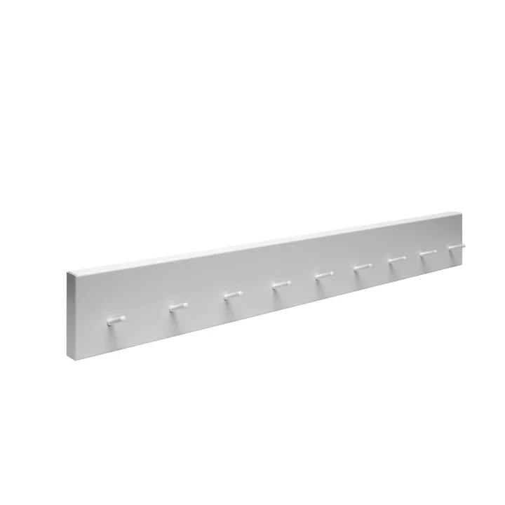 Müller Möbelfabrikation - Rail Wandgarderobe 90 cm, signalweiss seidenmatt (RAL 9003)