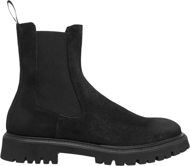 Les Deux Tatum Suede Chelsea Boot Black
