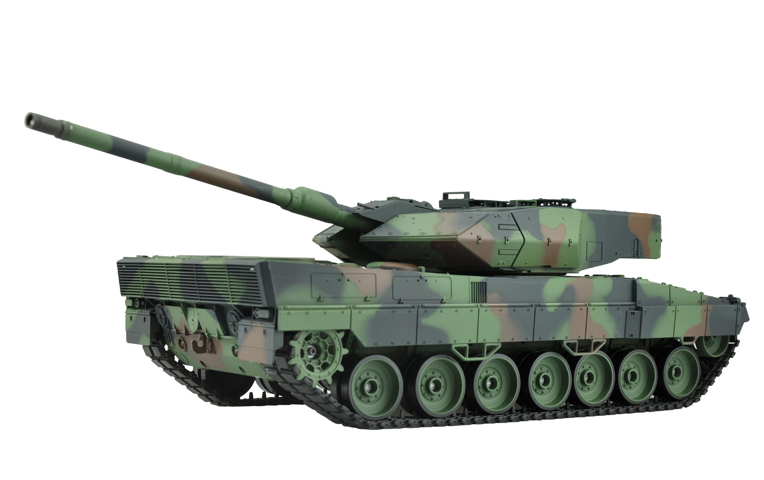 Panzer Leopard 2A6, Standard Line, 7.0, 1:16, RTR<br>Ferngesteuerter Leopard Panzer mit Schussfunktion
