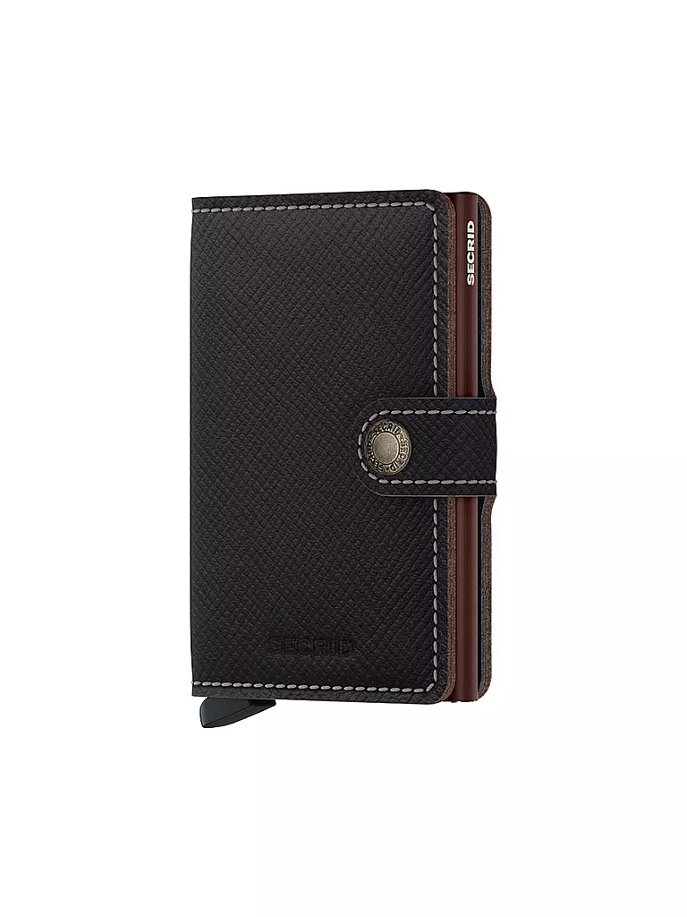 SECRID Geldbörse - Miniwallet Saffiano Brown braun