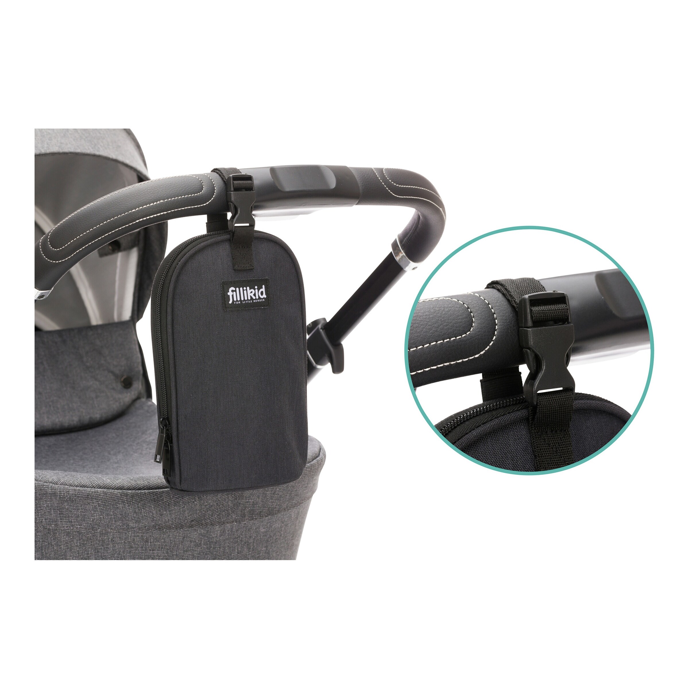 Fillikid USB-Flaschenwärmer schwarz