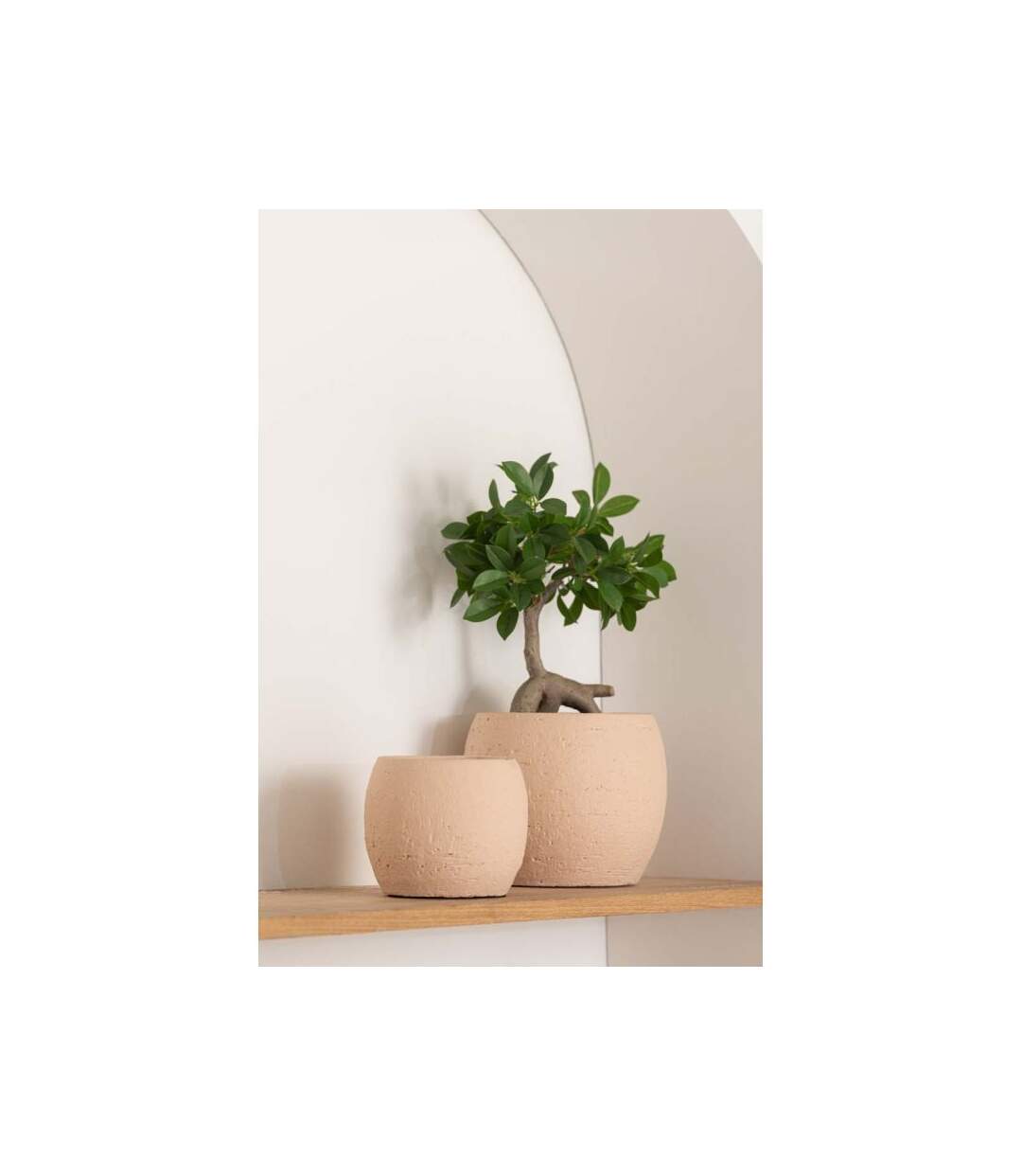 Paris Prix - Cache-pot En Céramique enya 20cm Beige