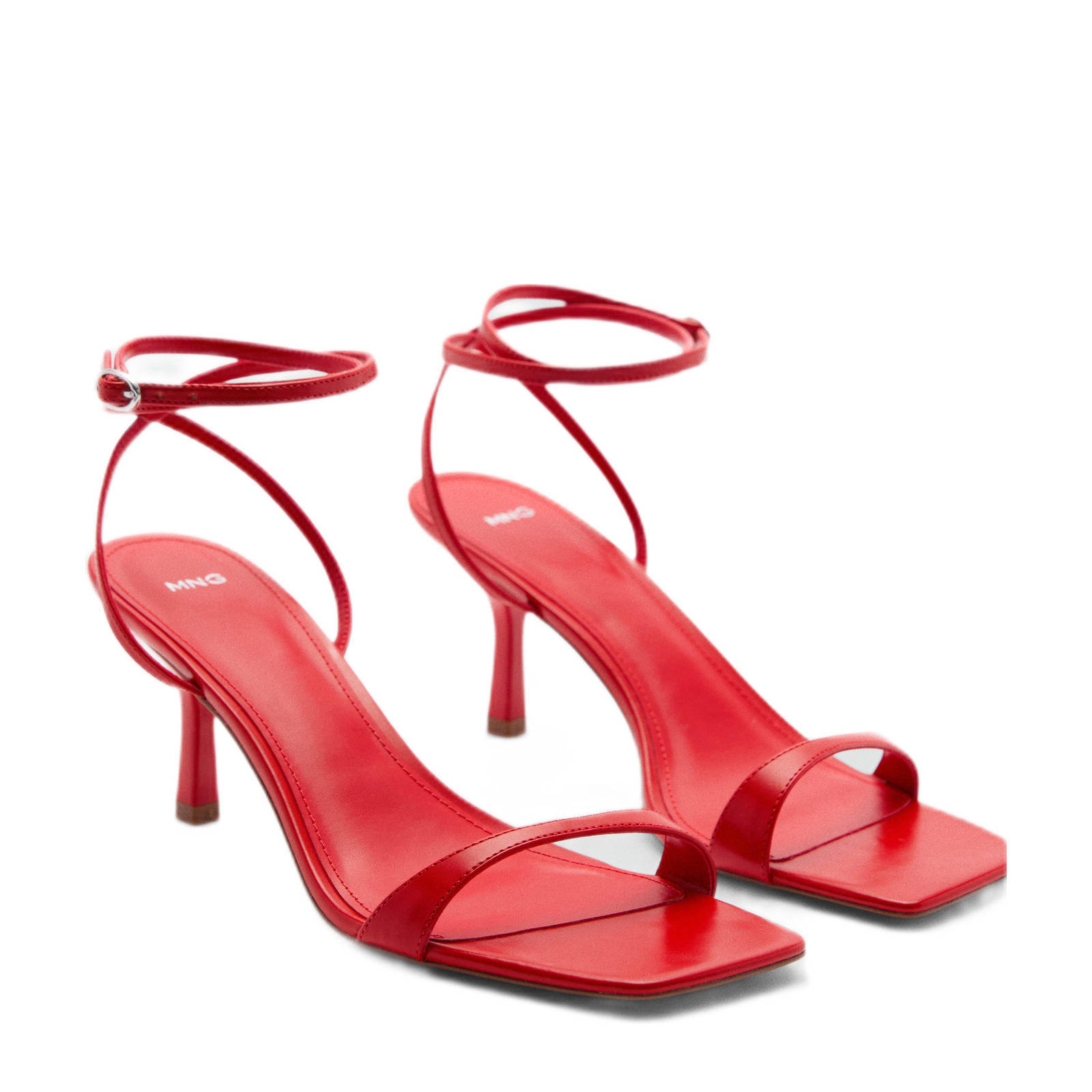 Mango sandalettes rood