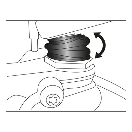 Joint en caoutchouc Ariete TELELEVER BMW - Noir