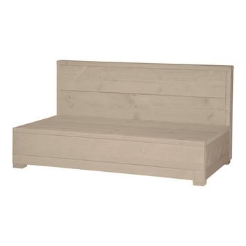 Tussenelement Hava 132 cm zand steigerhout