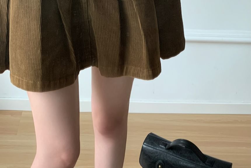 DURAC - Loafers met imitatieleren plateauzool en gesp