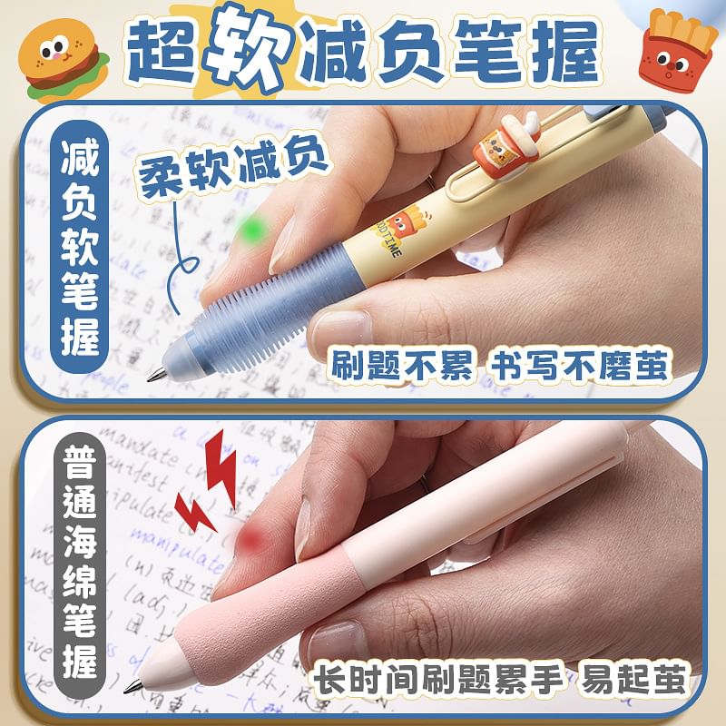 princesseria - Set van 4: Cartoon Pen - 0,5 mm (verschillende ontwerpen)
