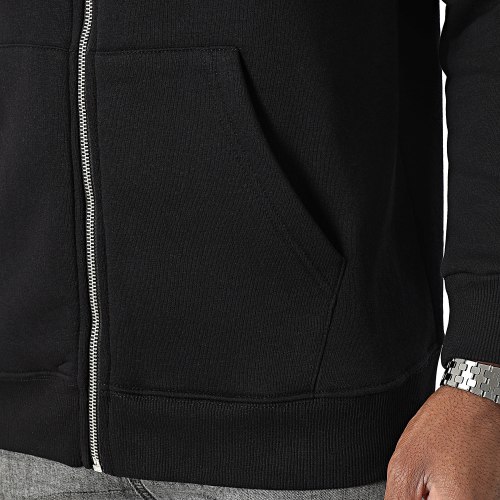 Sweat Zippé Capuche Noir