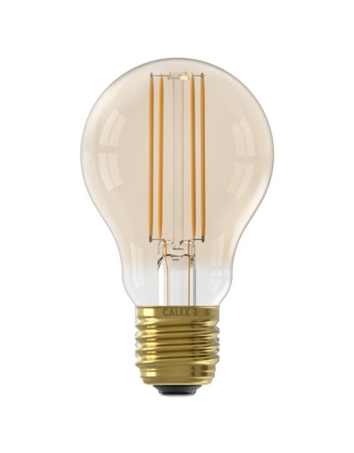 Calex Led Filament Lamp Goud E27 A60 4.5w - Lichtbron - 1 28 g Warm Wit 1 stuk