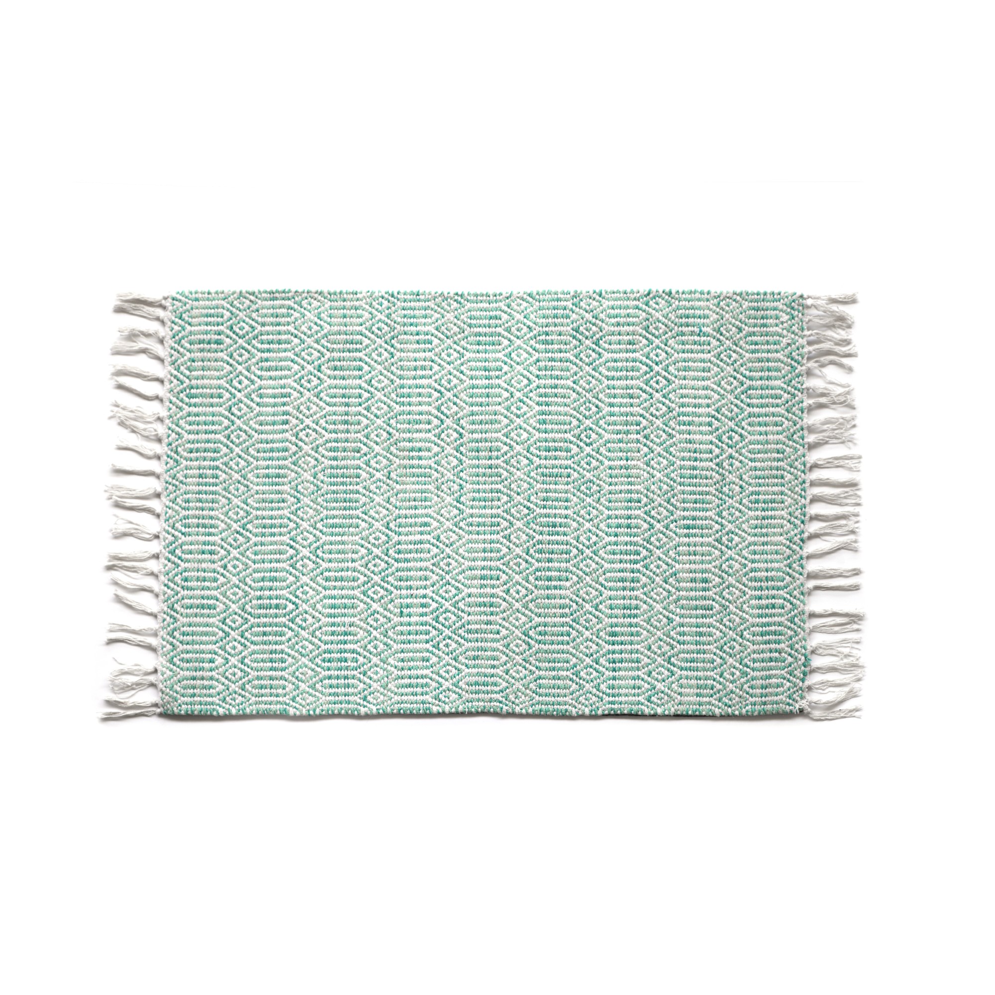 Mini-Rug 'Morda', türkis, T 60 cm, B 90 cm von fischer's lagerhaus